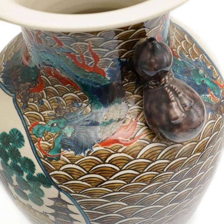 古九谷風五彩手龍壺 [ss] - 和食器の通販なら九谷焼専門店の陶らいふ