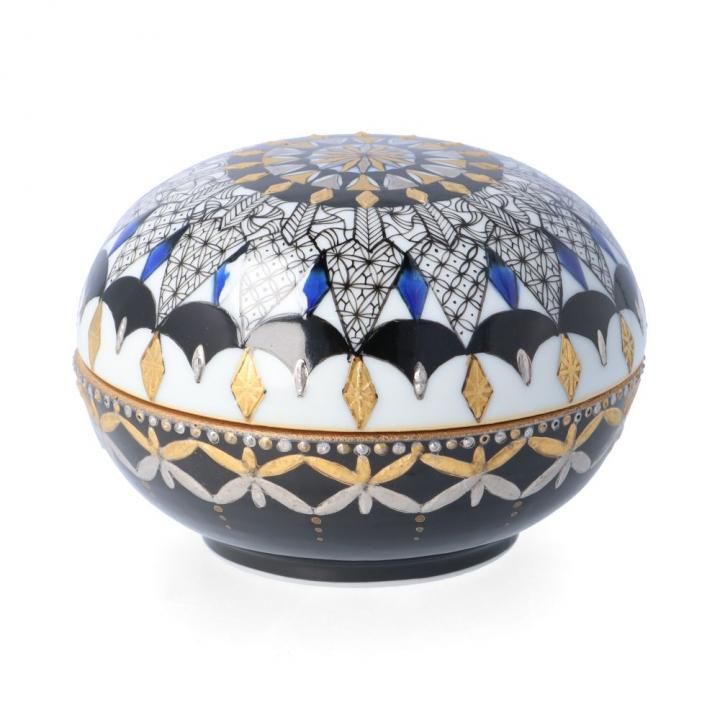 ボンボニエール 金白金細描彩 | 九谷焼 - 和食器の通販なら九谷焼専門