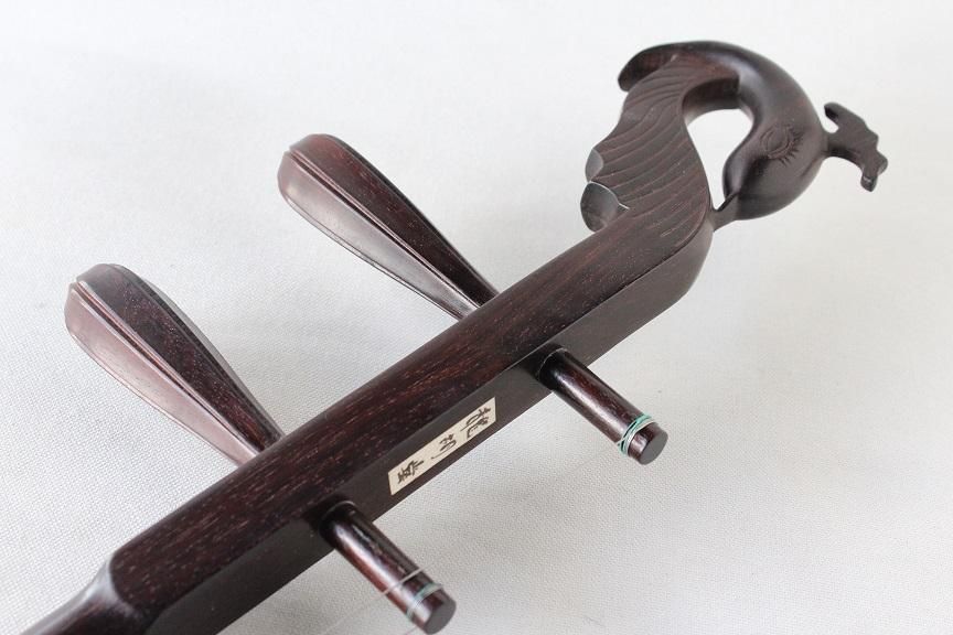 鳳凰彫刻明清老紅木二胡 （試聴可） - 二胡の通販、卸販売なら|中国