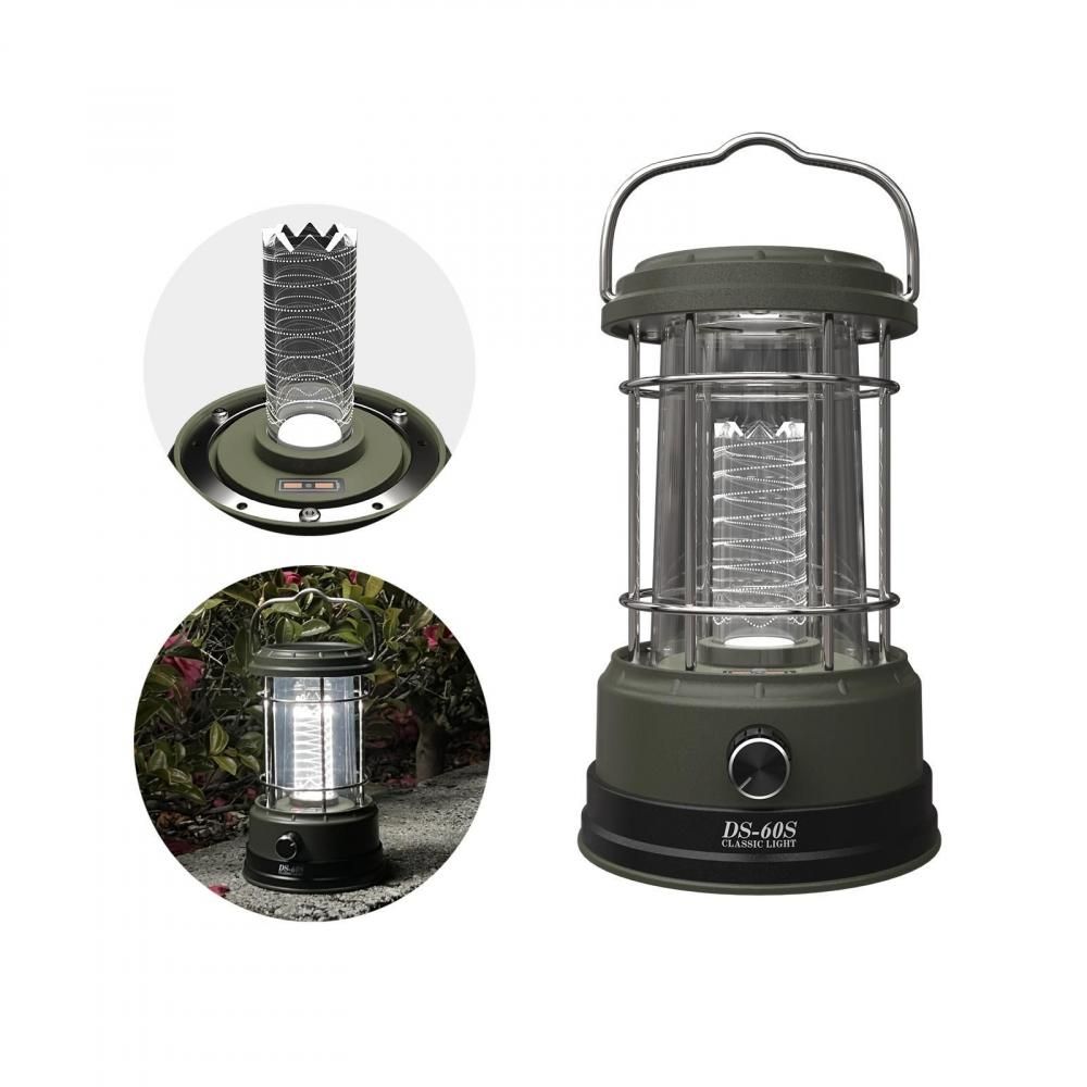 LS40-F LEDランタン 乾電池対応 ラジオ機能 緊急用サイレン 手回し充電