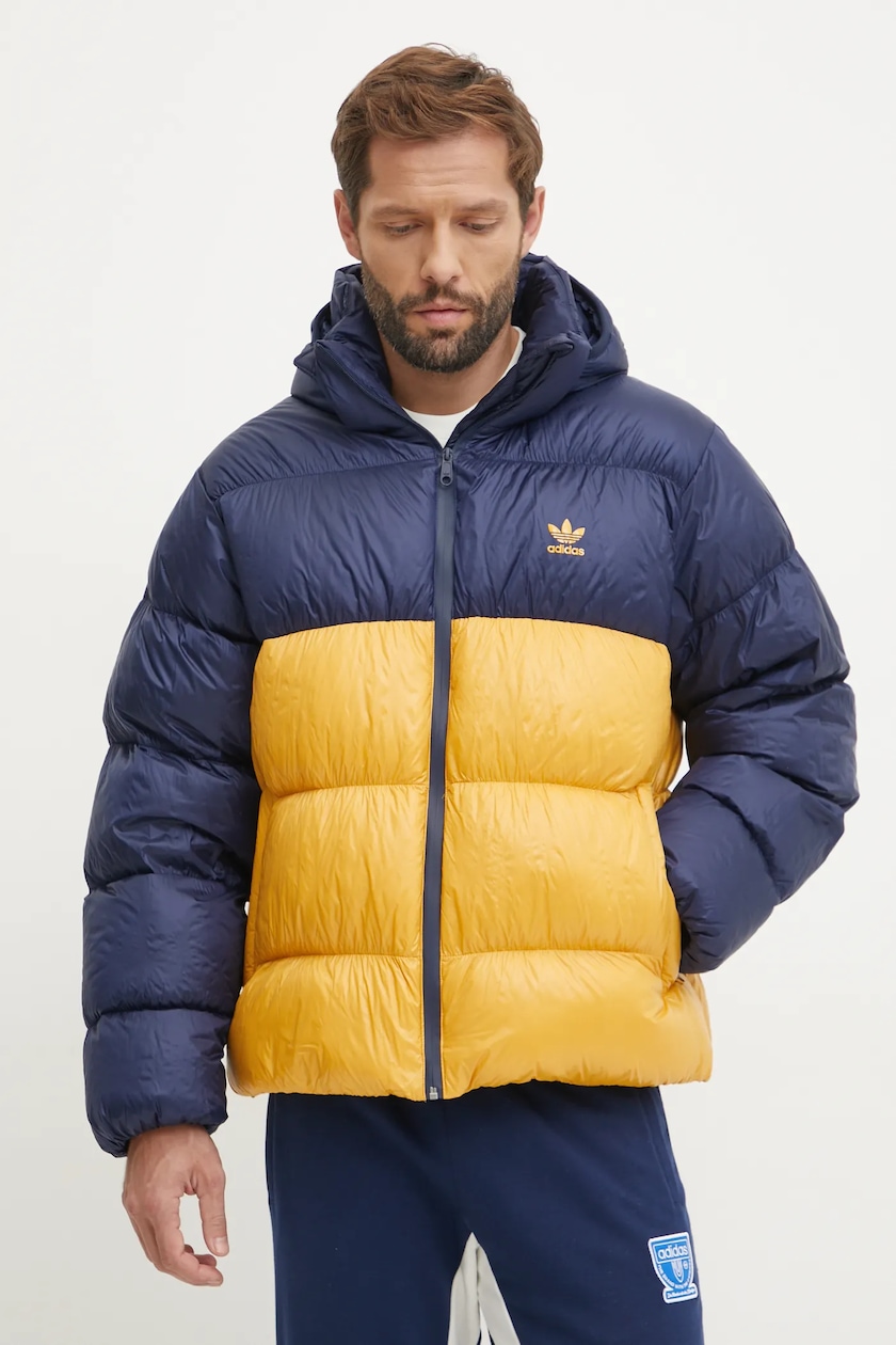 adidas Originals jacket Jacket men's navy blue color IX9609 at PRM US