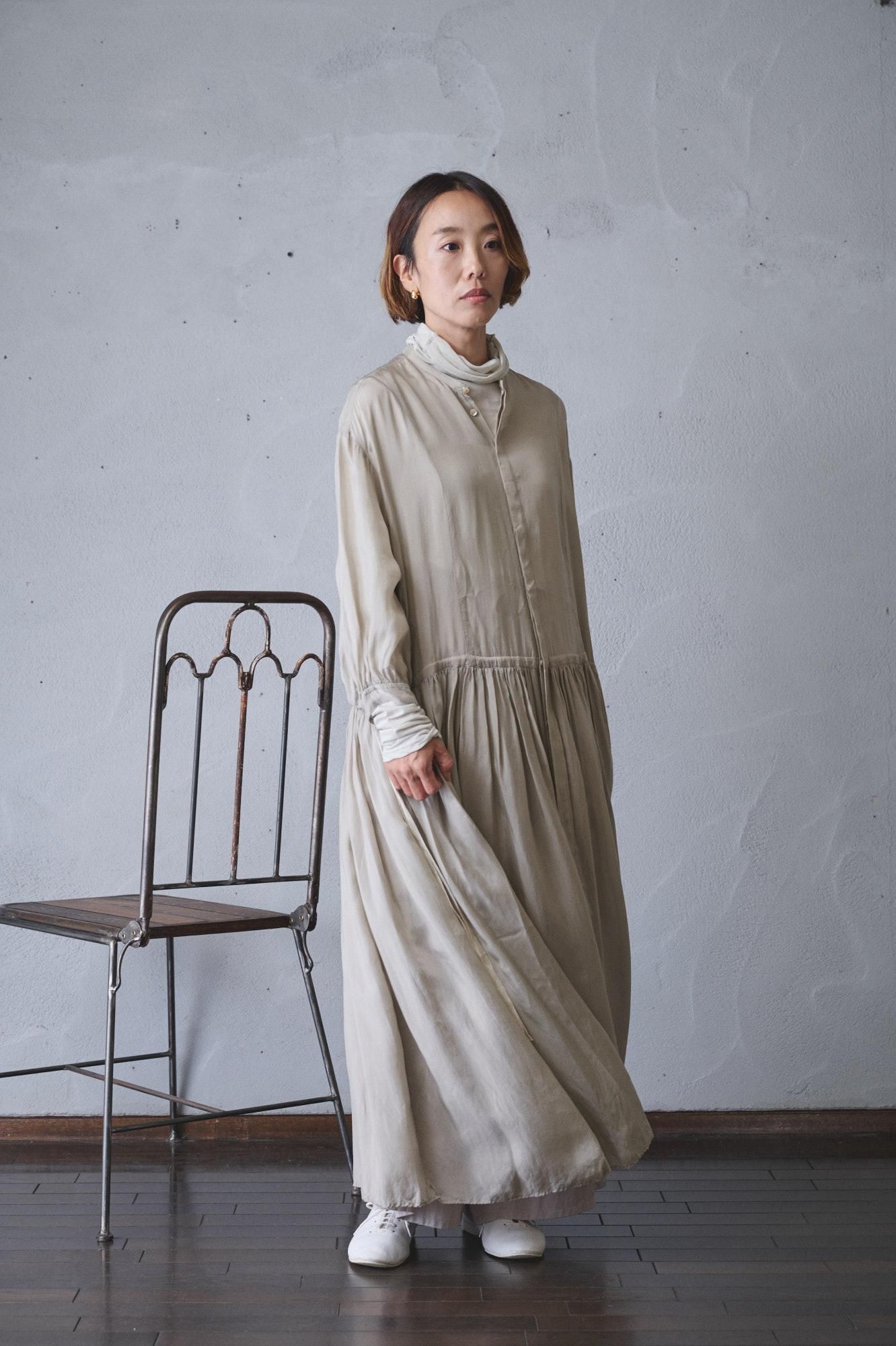 suzuki takayuki dropped-torso dress（S241-17）- poooL (online shop)