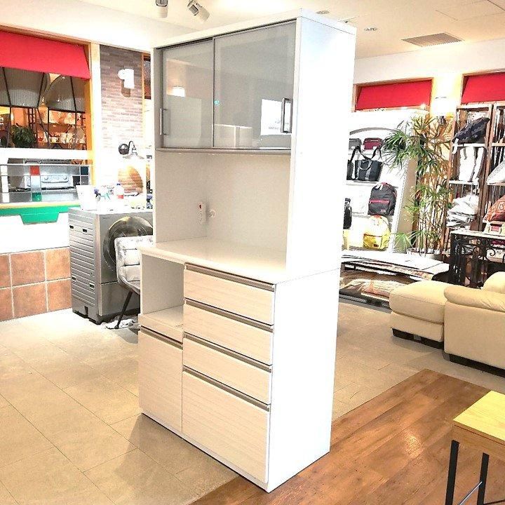 ◇短期使用 NITORI キッチンボード Nポスティア100KB WH - 家具