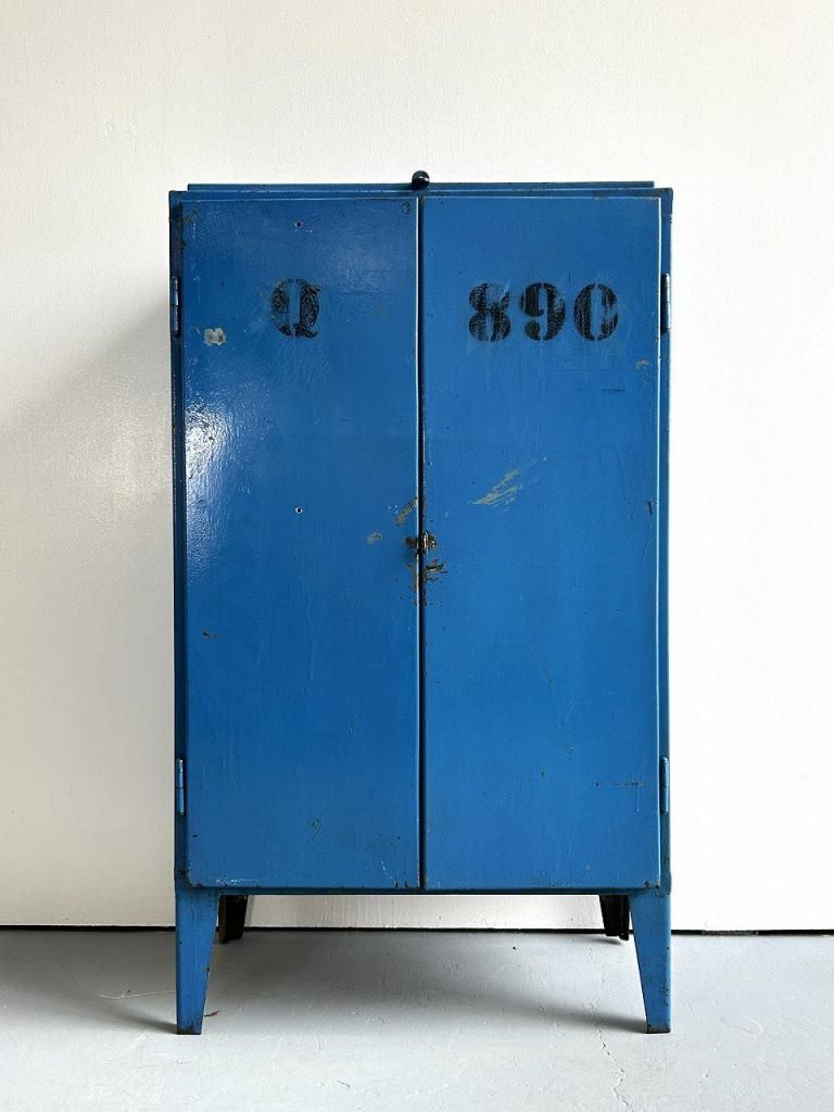 ヴィンテージ インダストリアル スチール キャビネット - アンティーク