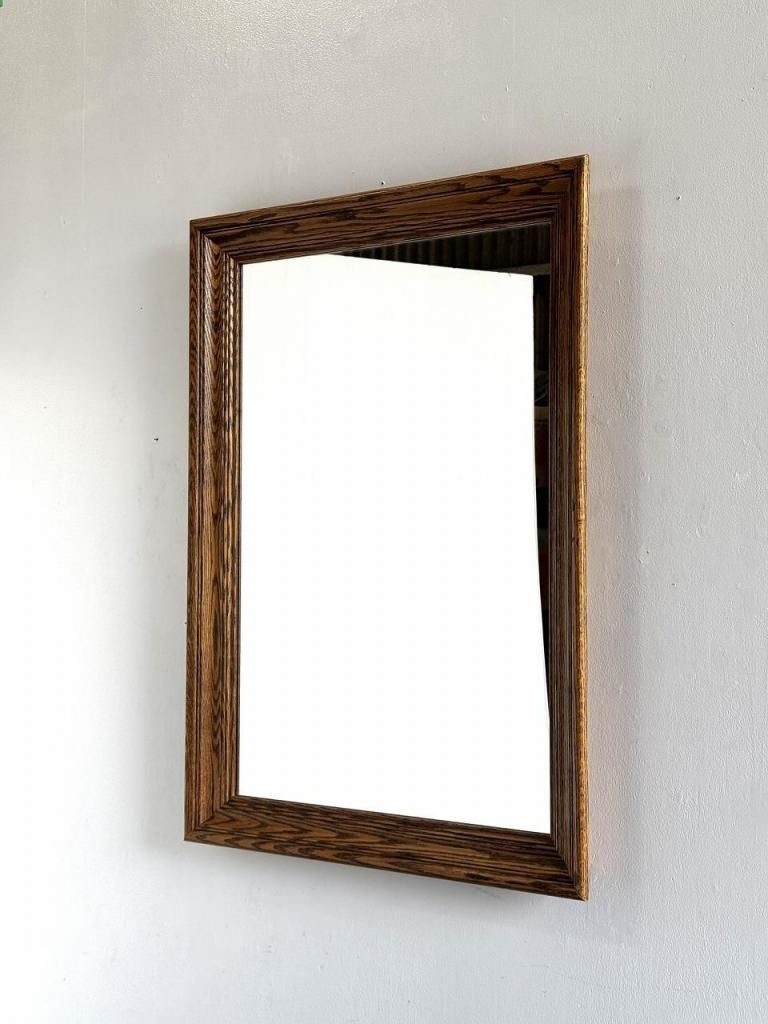 ウッドフレームミラー - アンティーク、ビンテージのインテリア家具や