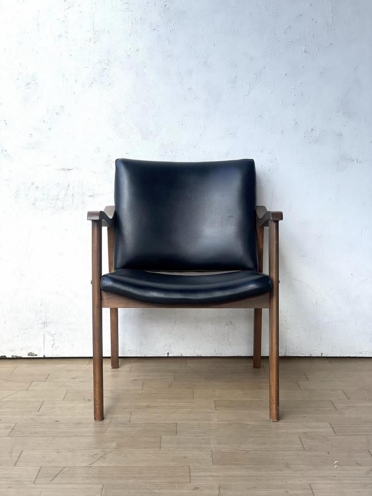 1950-60's ヴィンテージ ビニールレザー シングルソファ