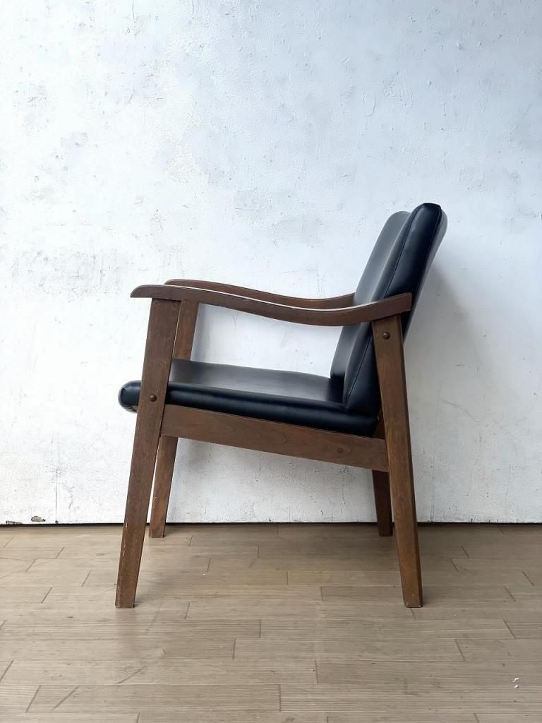 1950-60's ヴィンテージ ビニールレザー シングルソファ