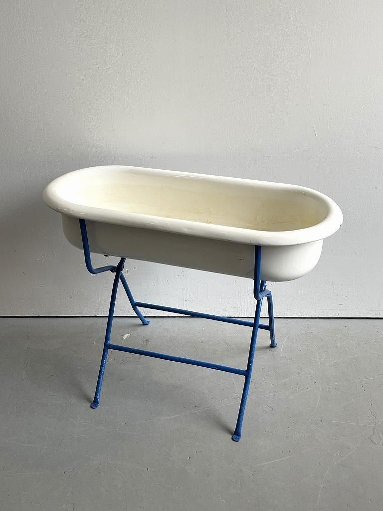 アンティーク ベビーバス(Blue) - アンティーク、ビンテージの