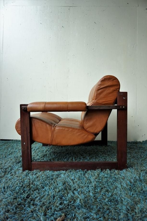 1960-70's ヴィンテージ レザー シングルソファ - アンティーク