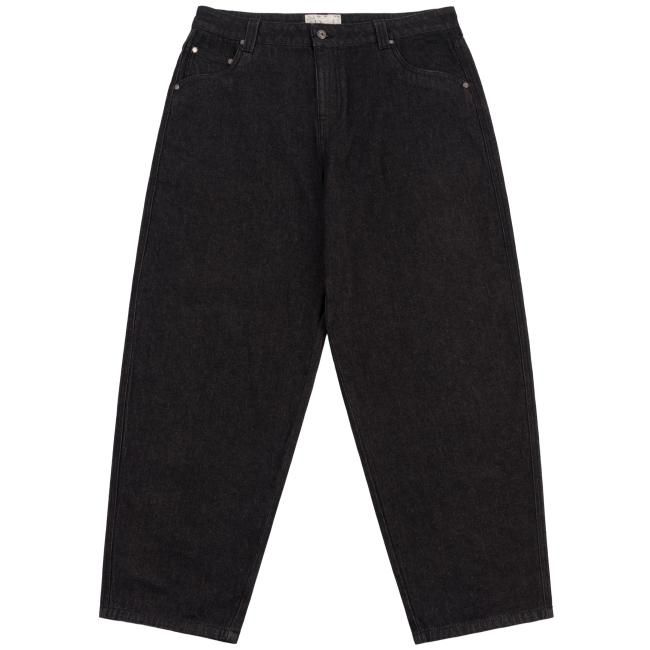 Dime Baggy Denim Pants / BLACK WASHED (ダイム デニムパンツ
