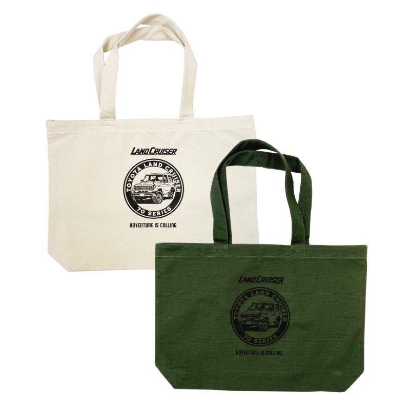 トートバッグ 2401TY03-05 トヨタ TOYOTA LAND CRUISER 70 サークル