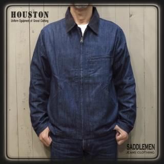 ヒューストン「DENIM ZIP WORK」ジャケット - アメカジ｜サドルメン