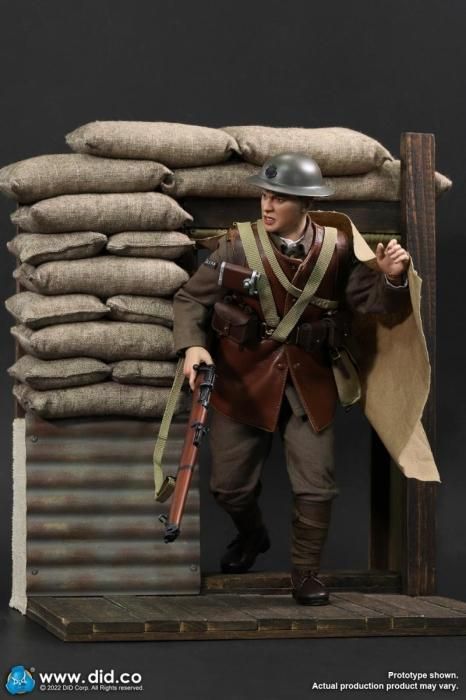 送料無料 1/6 DID E60064 WW1 Trench Diorama Set B 第一次世界大戦