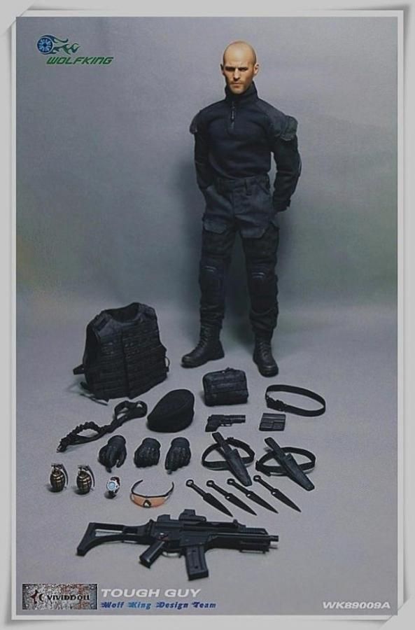 ジェイソンステイサム風 SWAT カスタムフィギュア ジェイソン