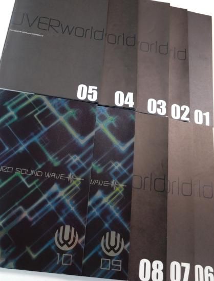 UVERworld ファンクラブ会報 Neo SOUND WAVE 1号から20号まで、揃い20