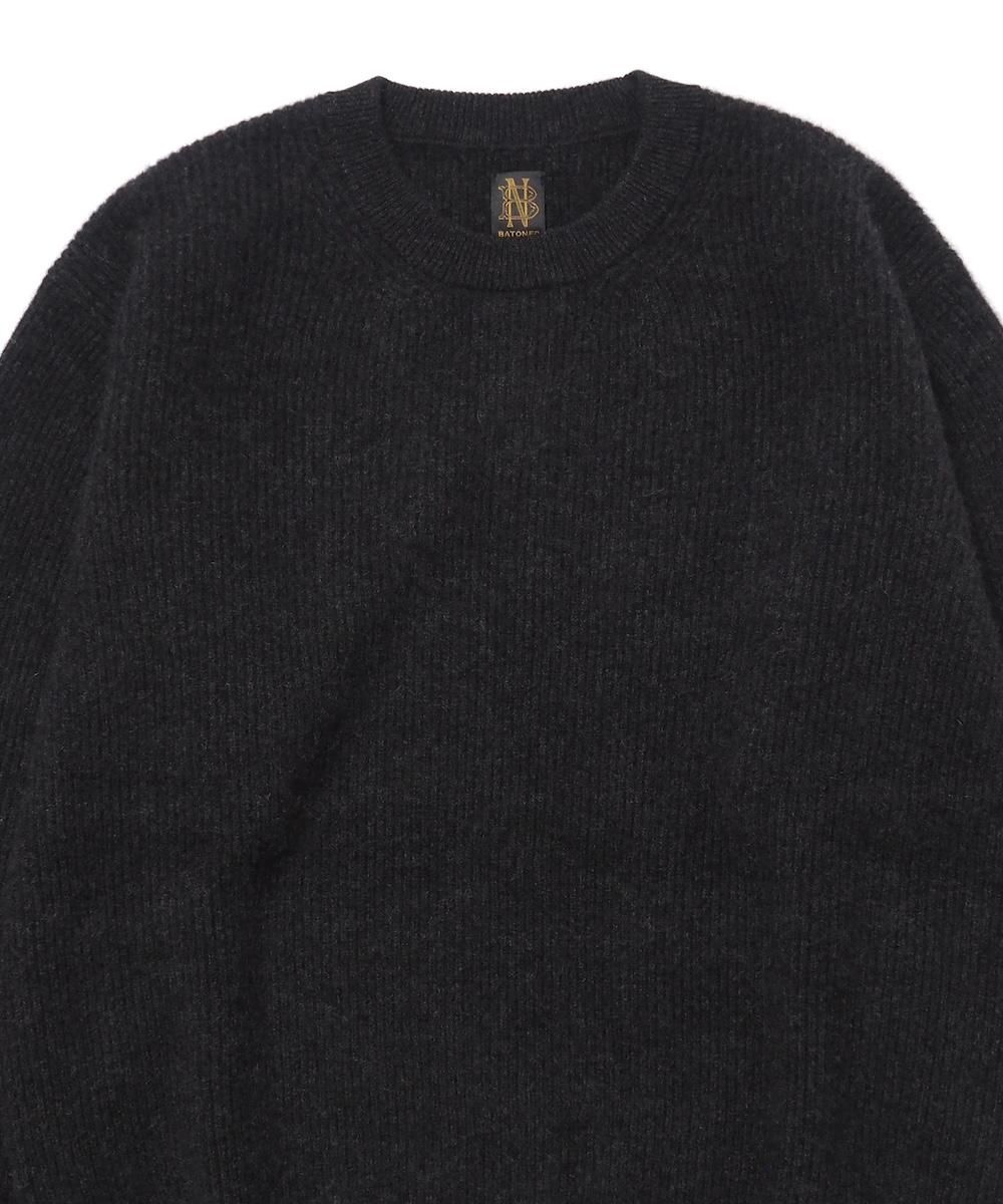 BATONER | カシミヤフォックスクルーネック - CHANTILLY-2F