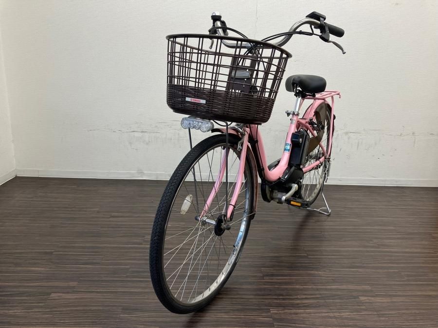 電動自転車 ヤマハ Pasnatura 26インチ ピンク 8.7ah 2014年頃 №0329