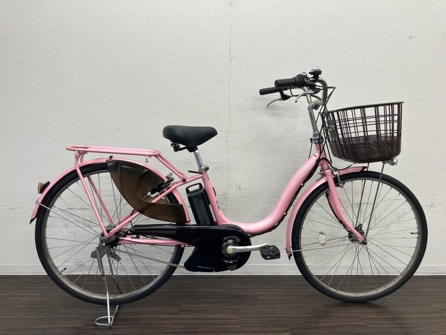 電動自転車 ヤマハ Pasnatura 26インチ ピンク 8.7ah 2014年頃 №0329