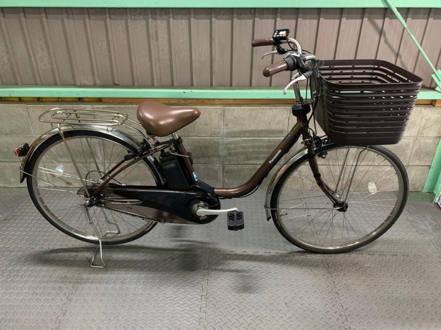 電動自転車 パナソニック ビビDX 26インチ ブラウン 16ah 2020年頃