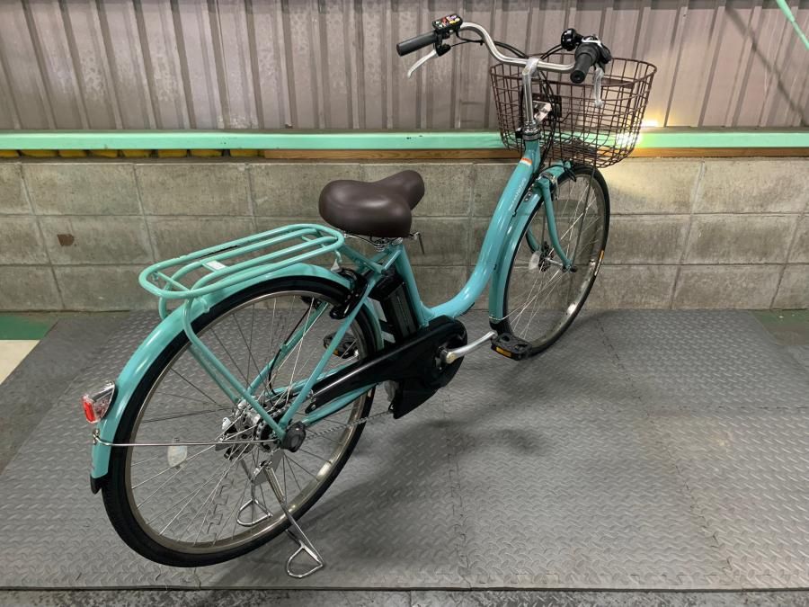 電動自転車 ヤマハ PAS Natura 26インチ ブルー 8.7ah 2014年頃 前後