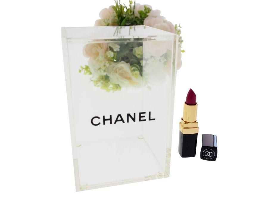 New 新品】シャネル CHANEL ノベルティ アクリルケース コスメボックス