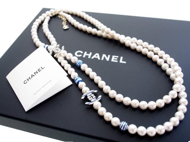 Used 展示品】シャネル CHANEL ロングネックレス クルーズコレクション