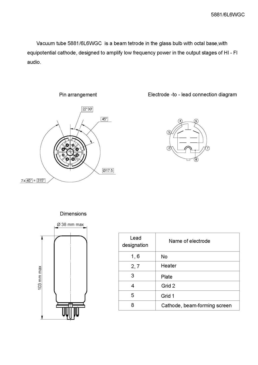 SOVTEK 5881/6L6WGC - テクソル オンラインショップ | 高品質真空管