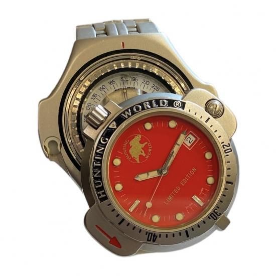HUNTING WORLD】ハンティングワールド コンパスウォッチ 925本限定 SS