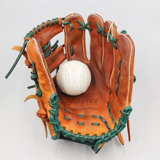 デザインリメイク済み】 ワールドペガサス 軟式グローブ / 内野手用