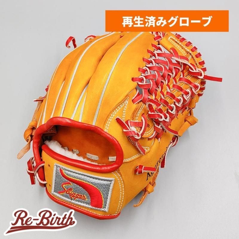 クリーニング済み 】 スラッガー 少年軟式グローブ / 内野手用 型付け