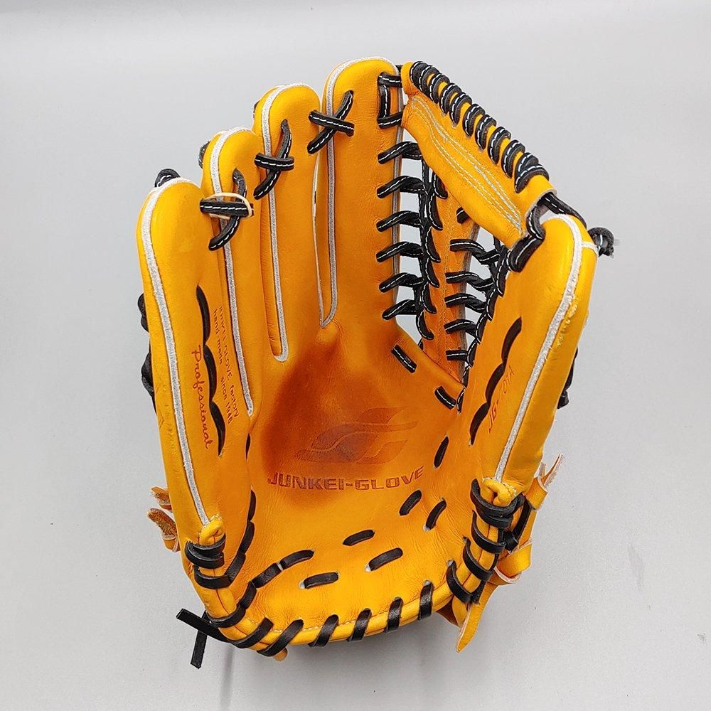 新古品】 ジュンケイ 硬式グローブ / 外野手用 型付け済み (junkei