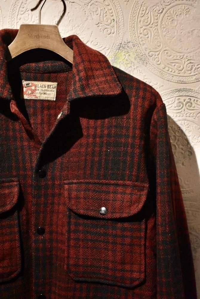 1950年代 ブラックベア ウールジャケット [ 1950s ] [ american