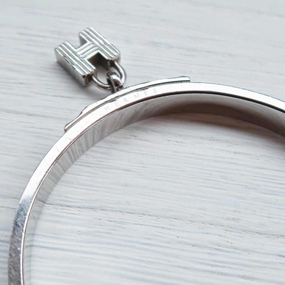 HERMES（ヴィンテージ エルメス） Hカデナ ケリー バングル シルバー