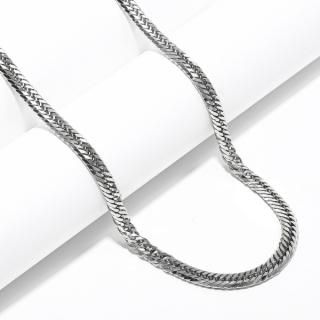 シルバー925 トリプル12面カット 喜平ネックレス 幅4.7mm 男性 メンズ