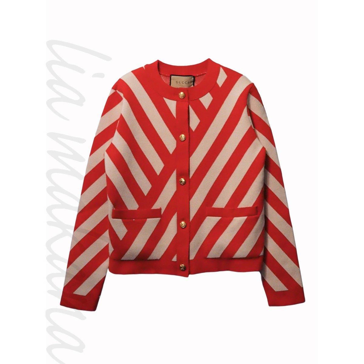 GUCCIストライプカーディガン|新品 - lia makana