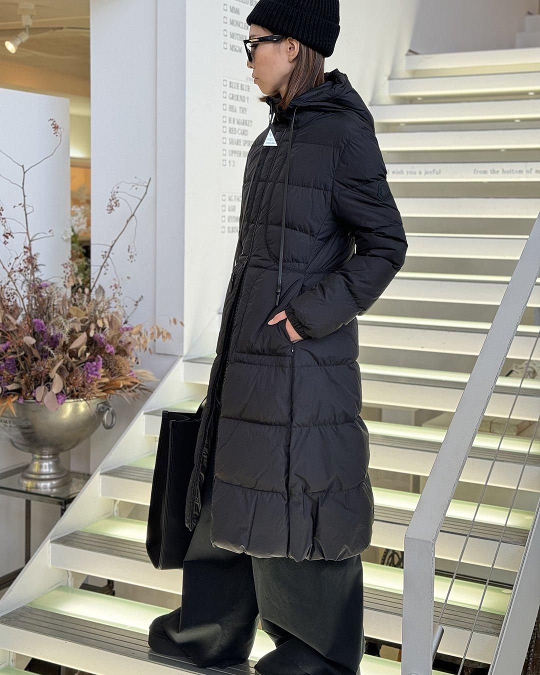 MONCLER GRENOBLE FEMME｜IDOCRASE LONG COAT｜BLACK｜2024秋冬