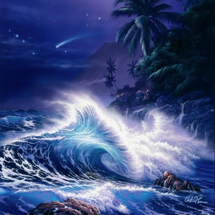 NIGHT DANCER II | クリスチャン・ラッセン | 版画 | 日本正規販売代理