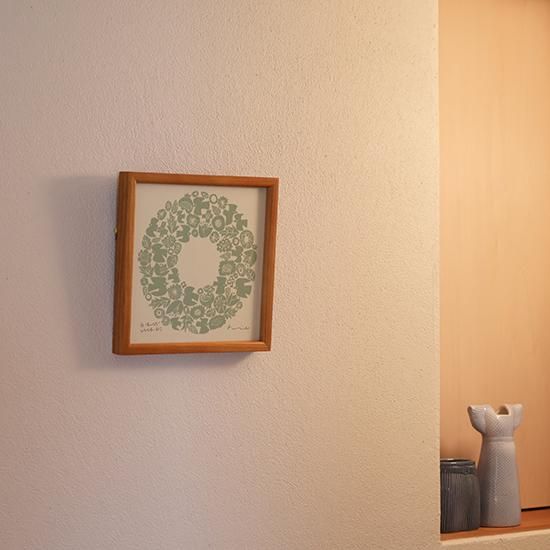 BIRDS' WORDS | ポスター（シルクスクリーン） | WREATH 20cm - ritashop