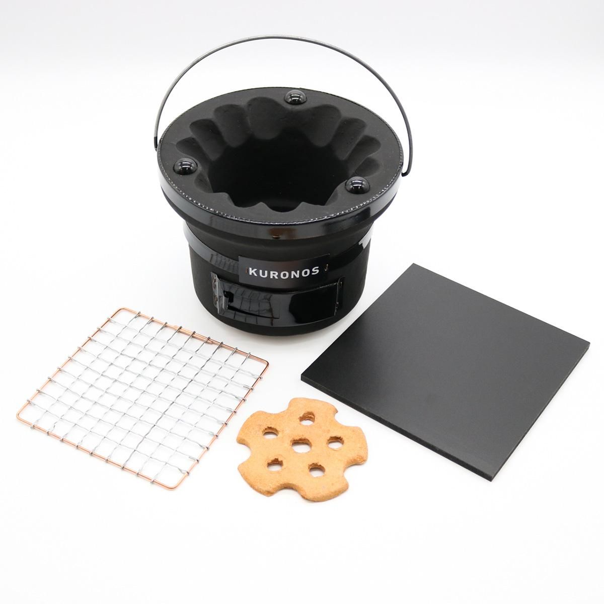 KURONOS クロノス ミニ黒七輪 5号 手のひらサイズ