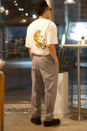 WACKO MARIA 正規代理店 DORMEUIL / PLEATED TROUSERS (Type-2)