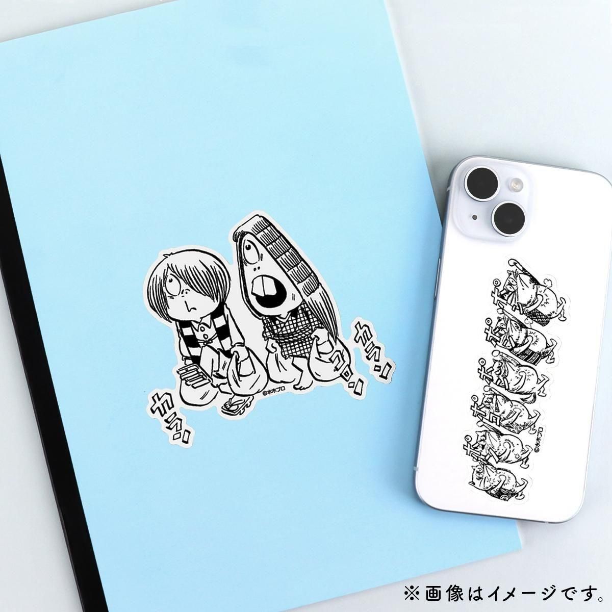 水木しげるコレクション BIGステッカー 買い物係 - youkai-honpo