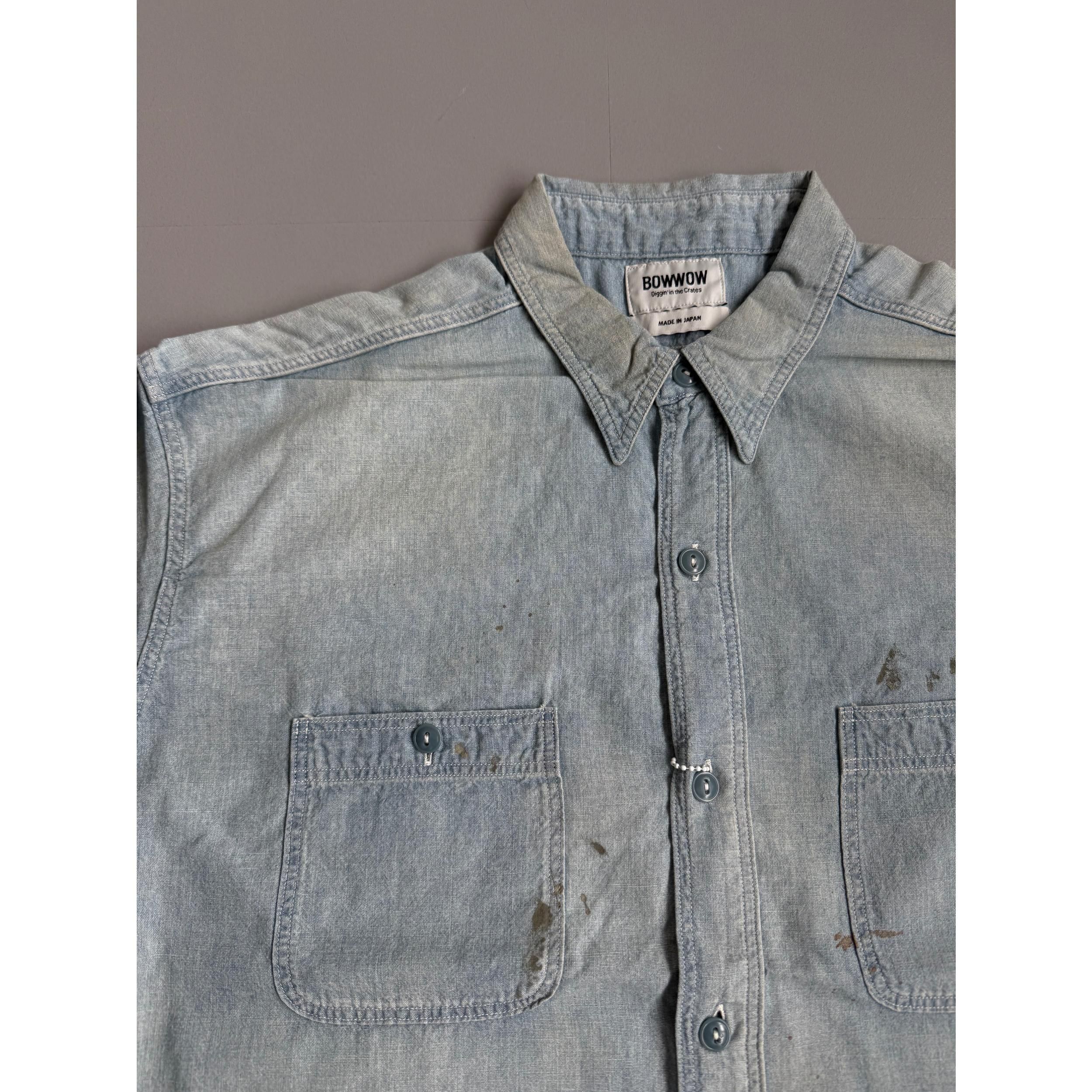 BOW WOW] SKETCH ZOMBOO USN CHAMBRAY SHIRT AGED - ALL KEYED UP