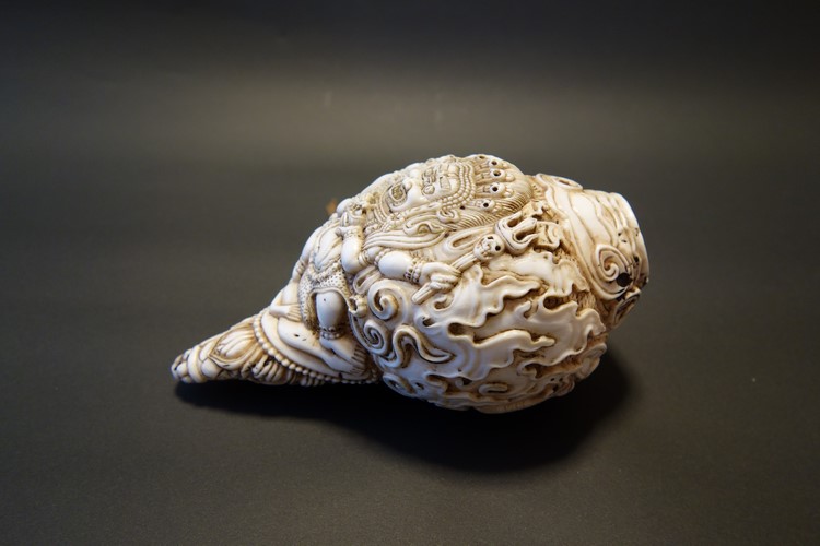 ほら貝・法螺貝・ホラガイ（シャンカ）大黒天 販売｜大阪 多羅堂