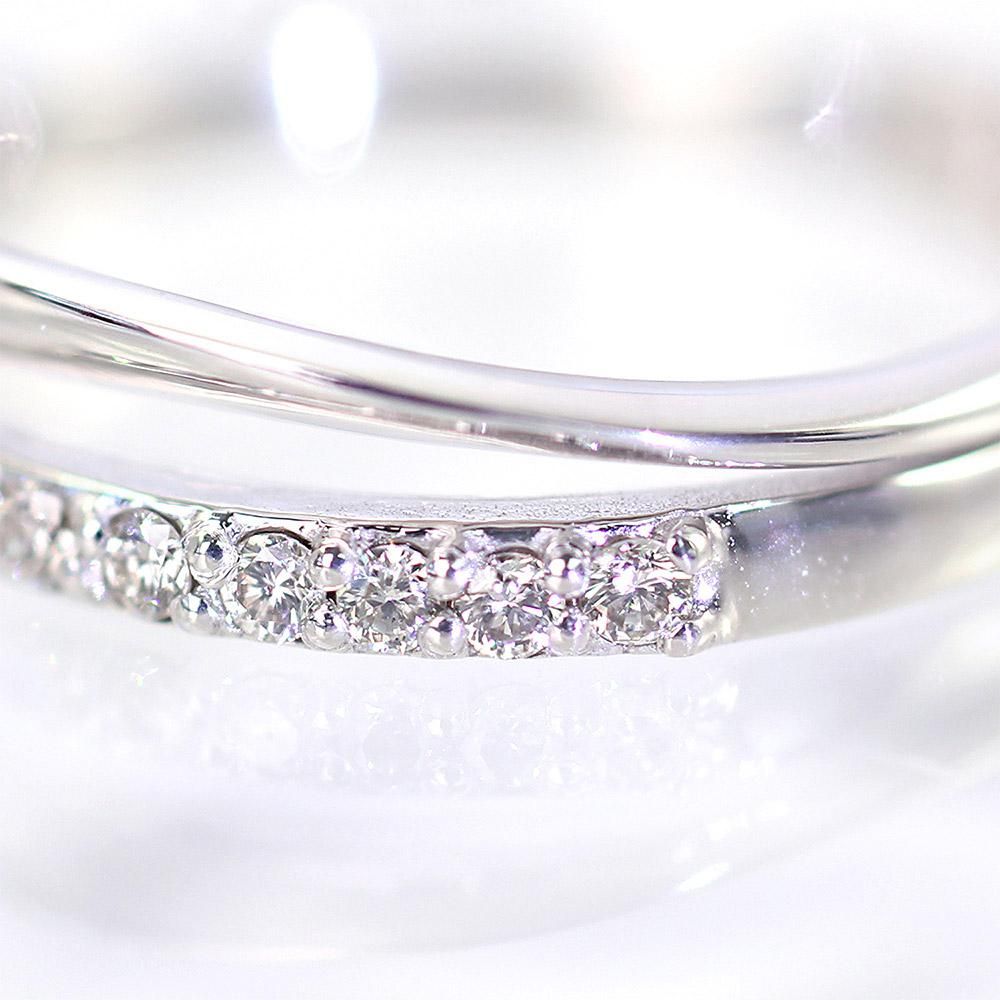 giclat K18YG WG ピンキーリング 4号 WG18 ピンキーリング 4号