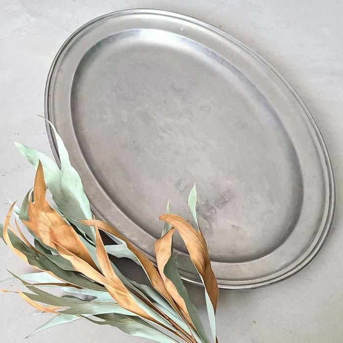 ドイツ蚤の市・古道具・ブロカント・オーバルトレイ・大きなトレイ