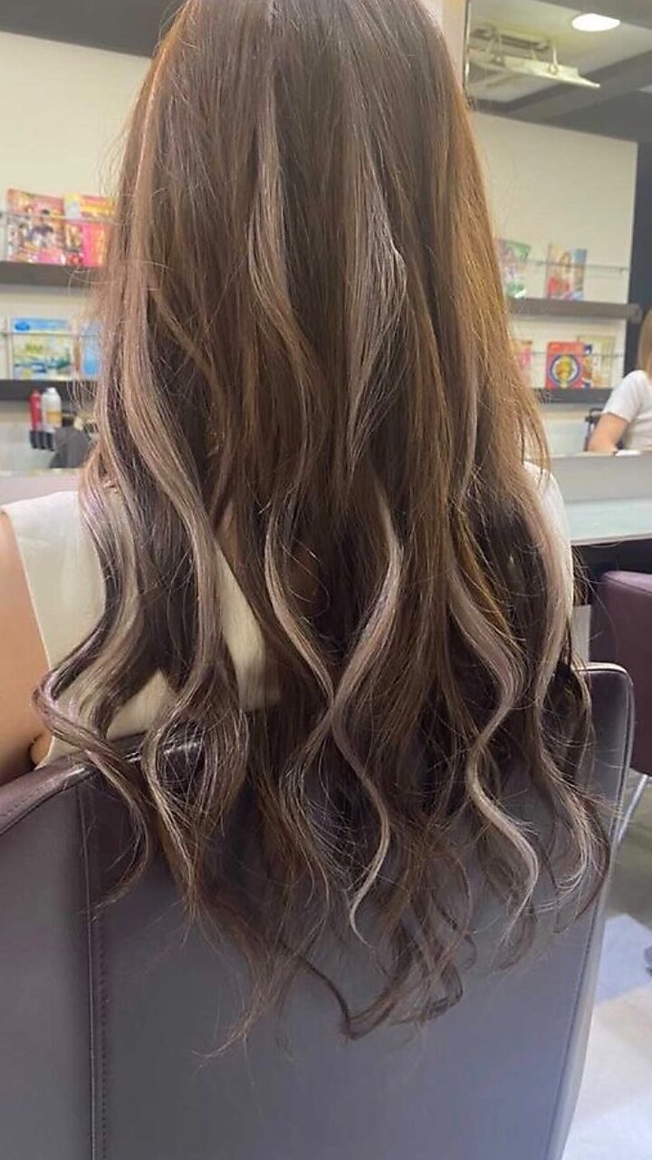 シールエクステ60本/表面にホワイトベージュハイライト：L127369359