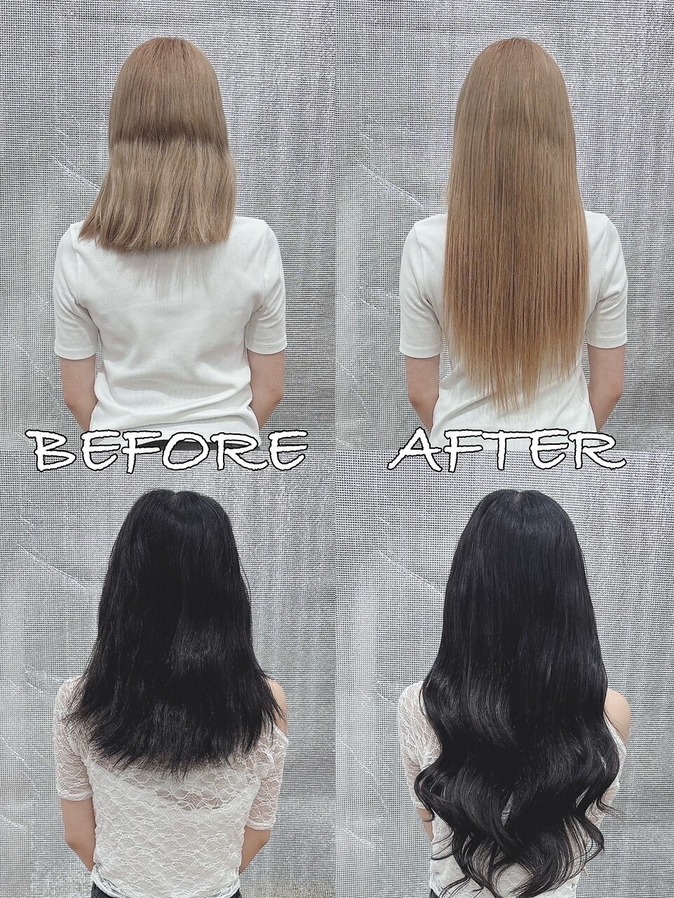 レミー100%最高級人毛/ロング】シールエクステ60枚+ブリーチ