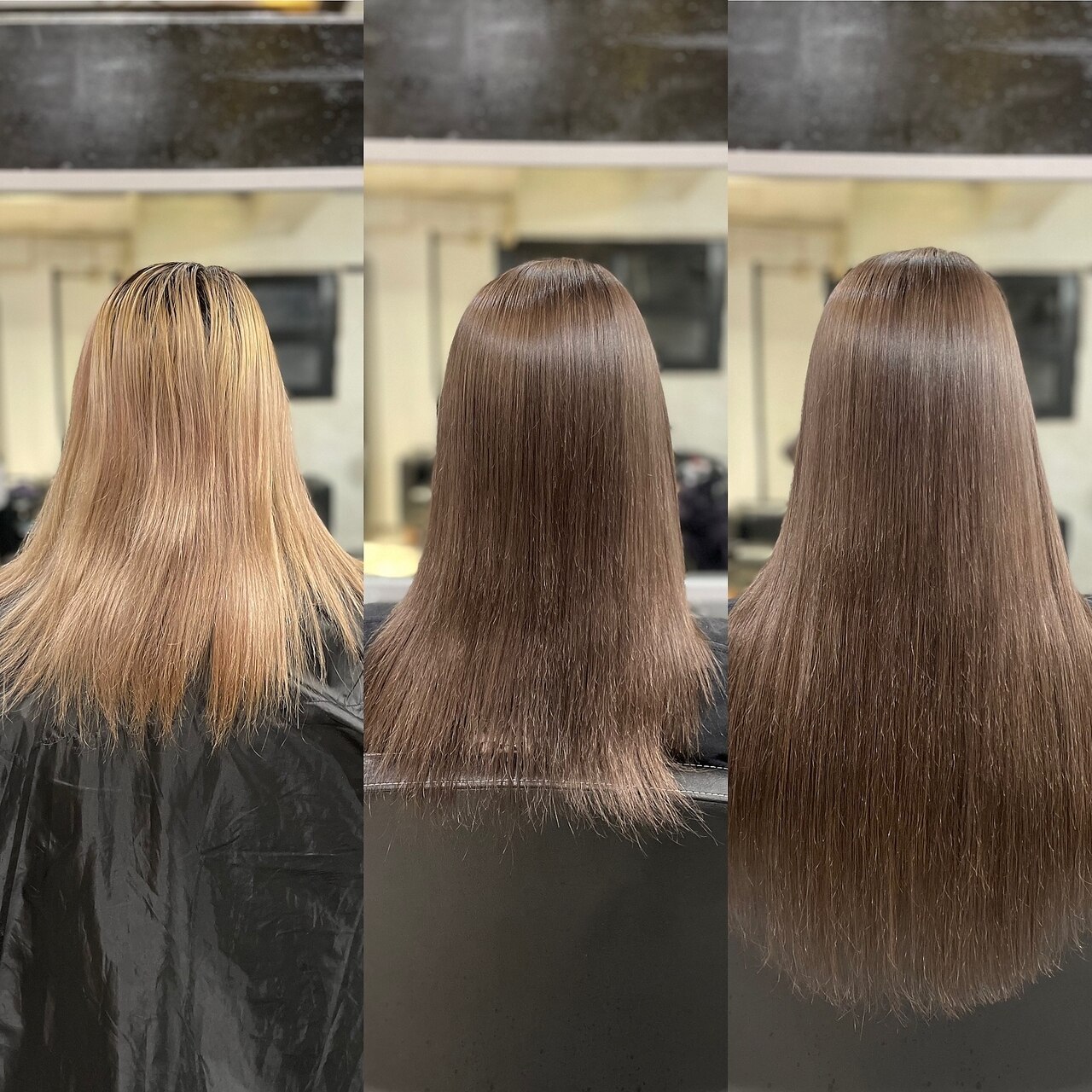 シールエクステ60枚×ヘアカラー：L174191637｜ヘルツ(Hz.)のヘア