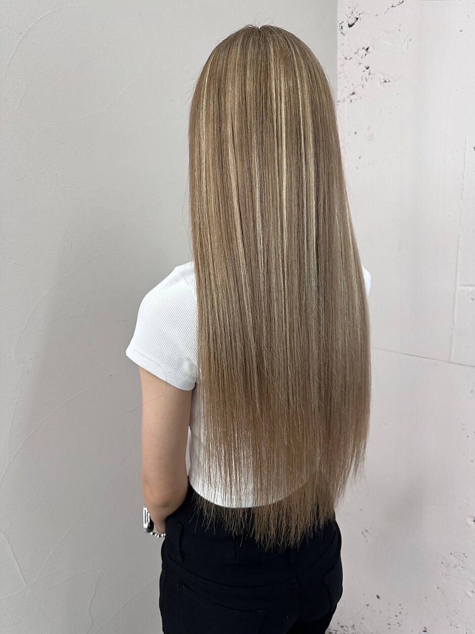 プルシールエクステ/ハイライト/ロングストレート：L253035701｜ペロ