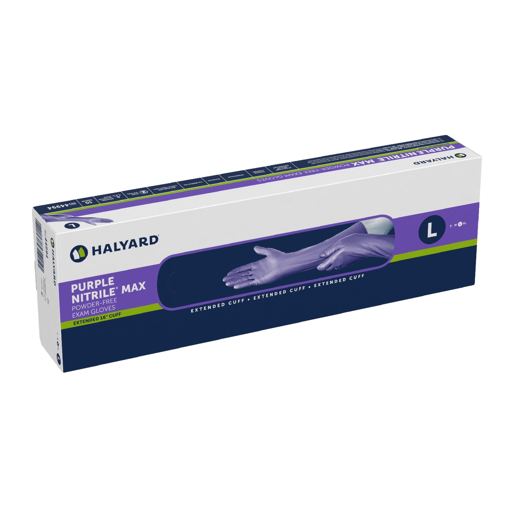 Exam Glove Purple Nitrile Max™ Large NonSterile - McKesson